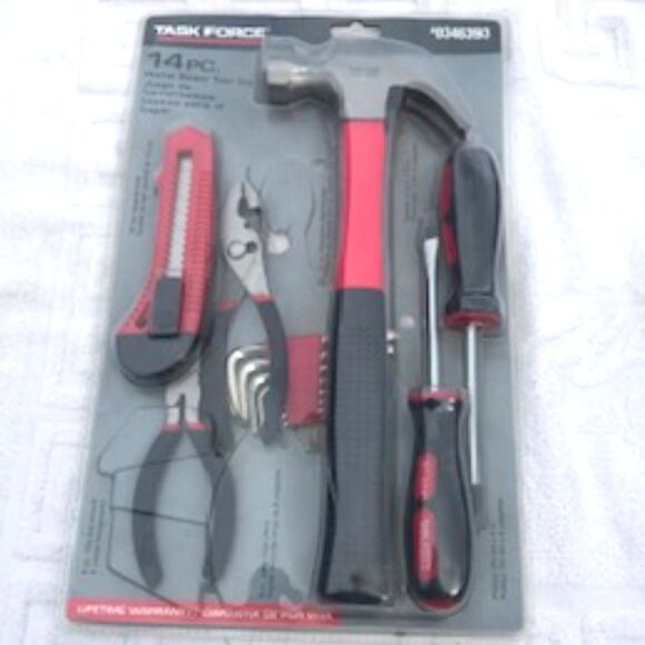 Home Tool Set . 14-Piece . Task Force ............ New in Package - Picture 1 of 6